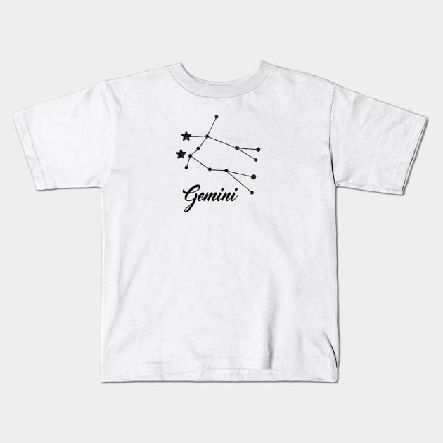 GEMINI DESIGN Kids T-Shirt by eesomebysrishti